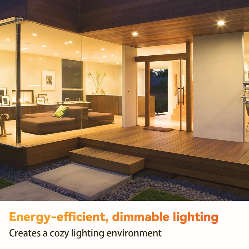 TJOY 12 Pack BR30 Led Bulbs 65W Equivalent, Dimmable Indoor