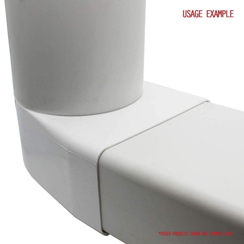 Kair Elbow Bend Adaptor 180mm x 90mm to 150mm -