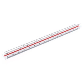 Jimjis Triangle Scale, 11.8 inches (30 cm), Drafting Supplies, Scale Ruler, For General Use, Plastic, Special Scale Scale, Large, 1/100, 1/200, 1/250, 1/300, 1/400, 1/500