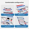 SUNNYFEEL Portable Beach Chair, High Back Folding Beach Chair, Lightweight