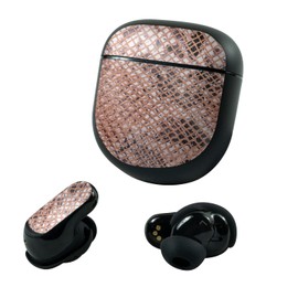 MightySkins Glossy Glitter Skin Compatible with Bose QuietComfort Earbuds II (2022) - Rattler Back | Protective, Durable High-Gloss Glitter Finish | Easy to Apply and Change Styles | Made in The USA