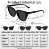 WEMOOTANTS Sun Reading Glasses 2.0 for Women Black Cateye Sunglasses
