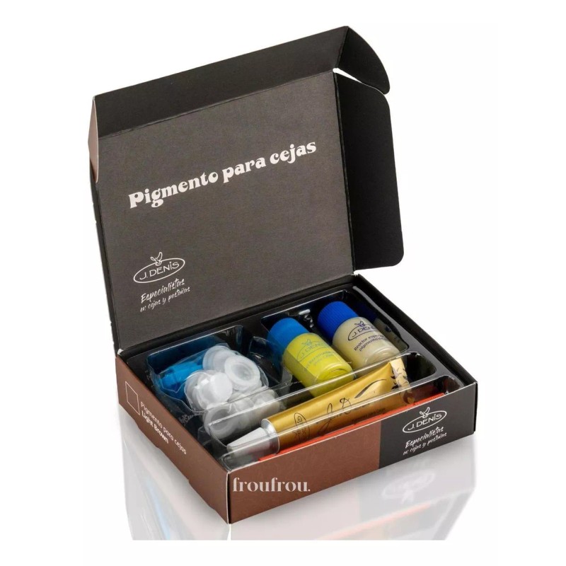 J. Denis Kit Pigmento Para Cejas Profesional Light Brown J