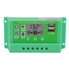 Green PWM Solar Charge Controller LCD Large Screen Display Photovoltaic