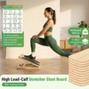 AURIVISTA 2-in-1 Slant & Balance Board, 180° Adjustable Wooden Calf
