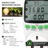 Bearware Electricity Usage Monitor Power Meter Plug Backlight LCD Energy