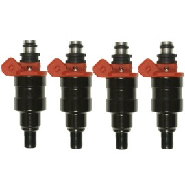 super-fuelinjectors 4 x Fuel Injector For 1975-1983 NISSAN 280Z & ZX Flow Matched FJ144 /16600-65E01