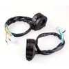 Qiilu Indicator Switch Motorcycle, Motorcycle Handlebar Horn High/Low Beam Indicator
