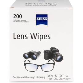 ZEISS Pre-Moistened Lens Cleaning Wipes, 200 Count