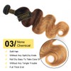 QTHAIR 16A Grade Ombre Body Wave Hair 1 Bundle 16"