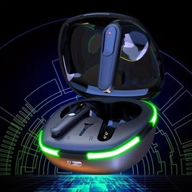 Wireless Earbuds Pro 60 with Charging Case, LED Display, Touch Controls, Hi-Fi Sound, Sweat-Resistant Design, Long Battery Life, Seamless Connectivity for iOS/Android Devices