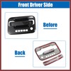 HEROFFIX Exterior Door Handle Tailgate Cover Trim Fit for Ford