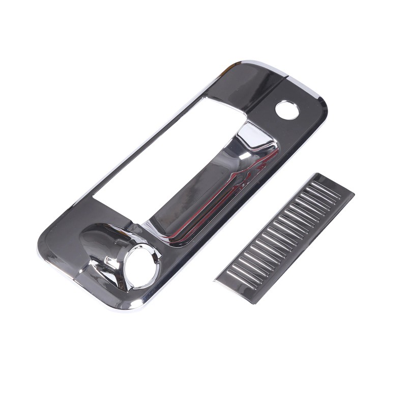 car-king888 Chrome ABS Rear Tailgate Grab Handle Covers Exterior Fits
