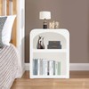 2-Tier Bedside Table Modern Small Nightstand Night Stand Freestanding Side