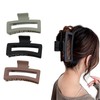 3 PCS Hair Clips for Women, Large Claw Clips, Plastic