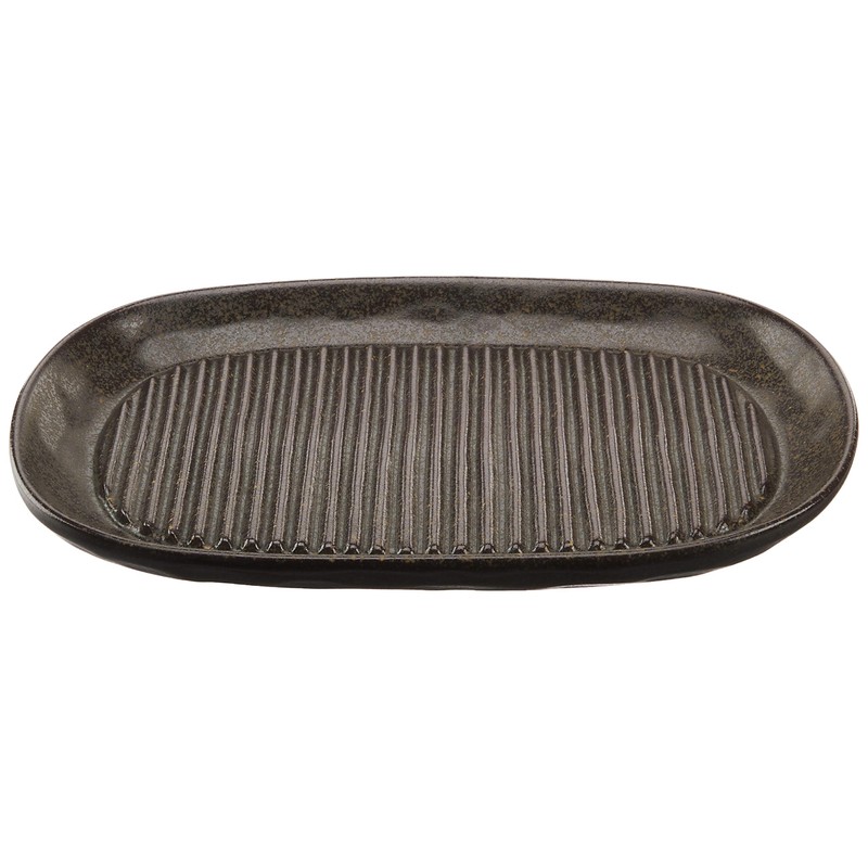 Kanese G-012 Healthy Oil Drainer Plate, Black