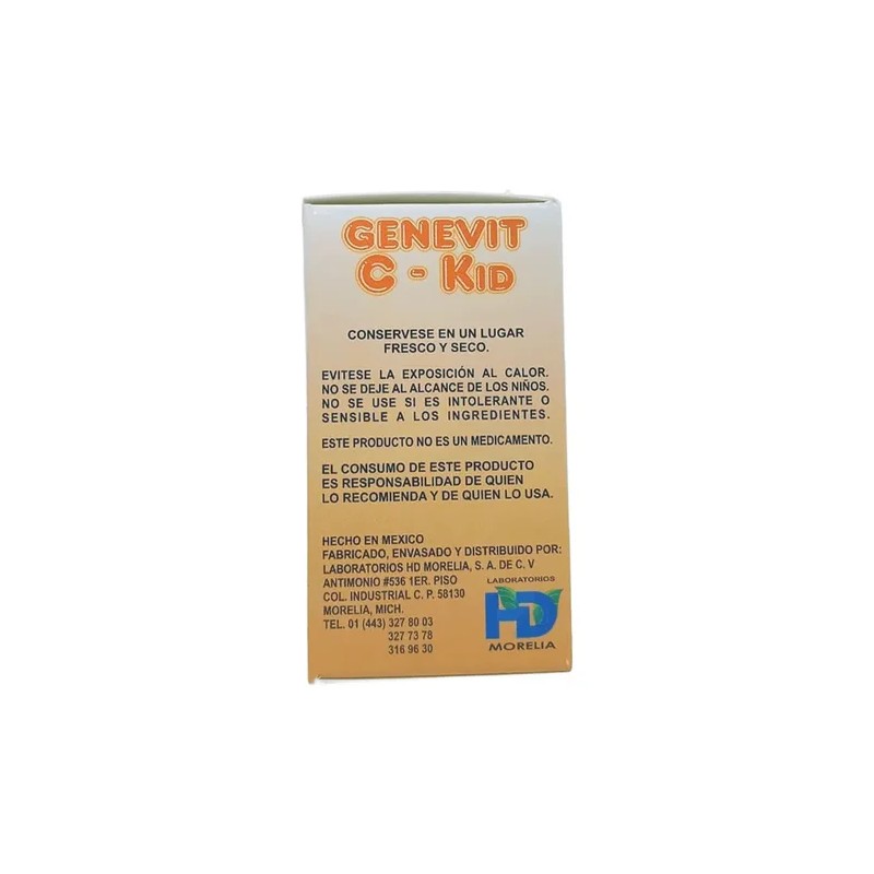 Vitamina C Y Pétalos De Rosa Kids C/60 Tabs Masticables