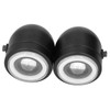 Universal LED Headlamp Double Lamps Round Angel Eyes High Low