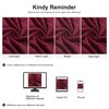PiccoCasa Pet Dog Fluffy Fleece Bed Blanket, Burgundy 60cm x