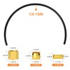 GASHER 10Pcs 15Inch Air Compressor Unloader Tube Kit, Contains 1/2"