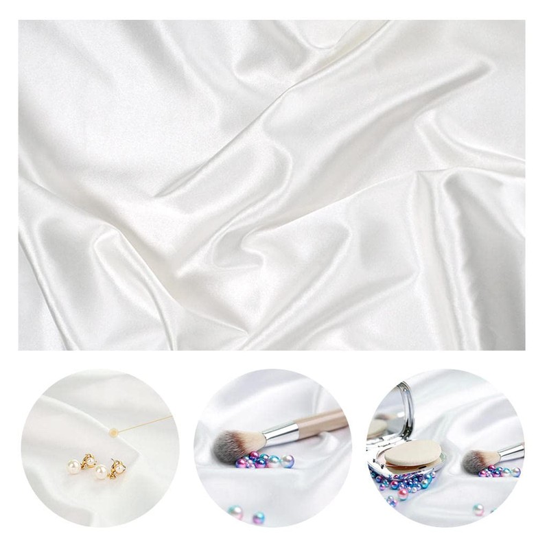 Baoblaze Photography Backdrop Solid Color Artificial Silk Mercerized Cloth Background