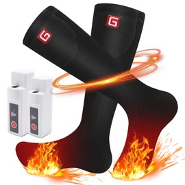 Magnolia Heated Socks Women Men, Rechargeable Heated Socks for Women Men Winter Warm Heated Socks for Skiing Camping Snowboarding Outdoor Sports