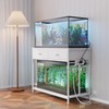 VOWNER 40 Gallon Aquarium Stand with Power Outlet, Metal Frame