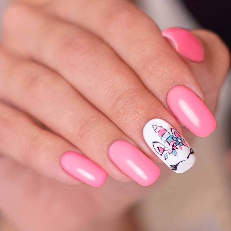 600Pcs Short Square Nails Tips Half Cover Acrylic False Nails