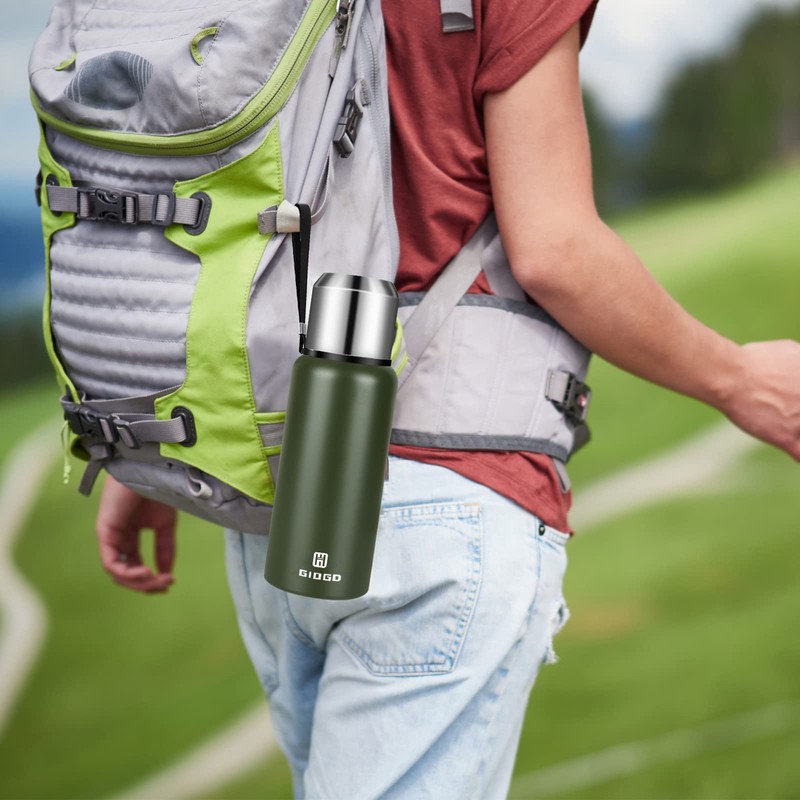Insulated vacuum Thermo Bottle 500ml/16.9oz with cup Stainless steel coffee