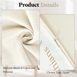 Aartner 4 Pack Eucalyptus Leaves Throw Pillow Covers Cotton Linen 18'' Bible Verse Jesus Christian Gift Green Spring Summer Cushion Case Decoration Sofa Couch Hidden Zipper