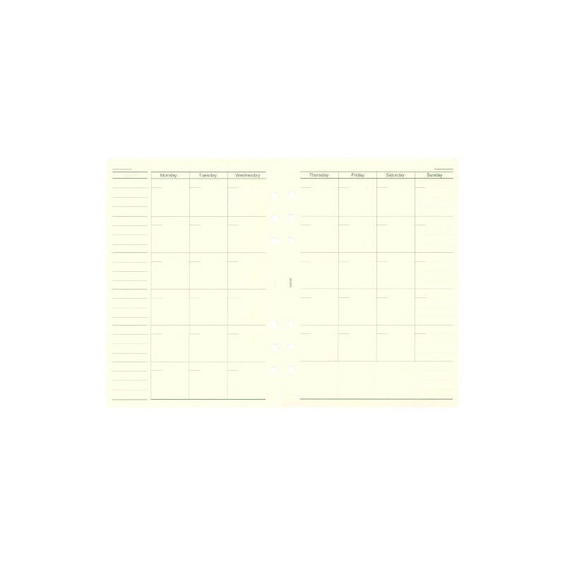 Raymay Fujii DAR293 Da Vinci Refill Free Monthly A, A5