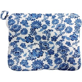 Bronta Mill Floral Make Up Beauty Bag (28cm x 23cm) | Travel Toiletry Cosmetic Bag | Slim & Lightweight (Polyester, Flower Power)