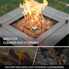 Mr. Fireglass 1/2-Inch Polygon Fire Glass for Fireplace Fire Pit