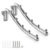 Pack of 2 Wall Clothes Hooks Foldable Clothes Fan Wall