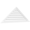 Ekena Millwork GVPTR66X1703SF Triangle Surface Mount PVC Gable Vent, Factory