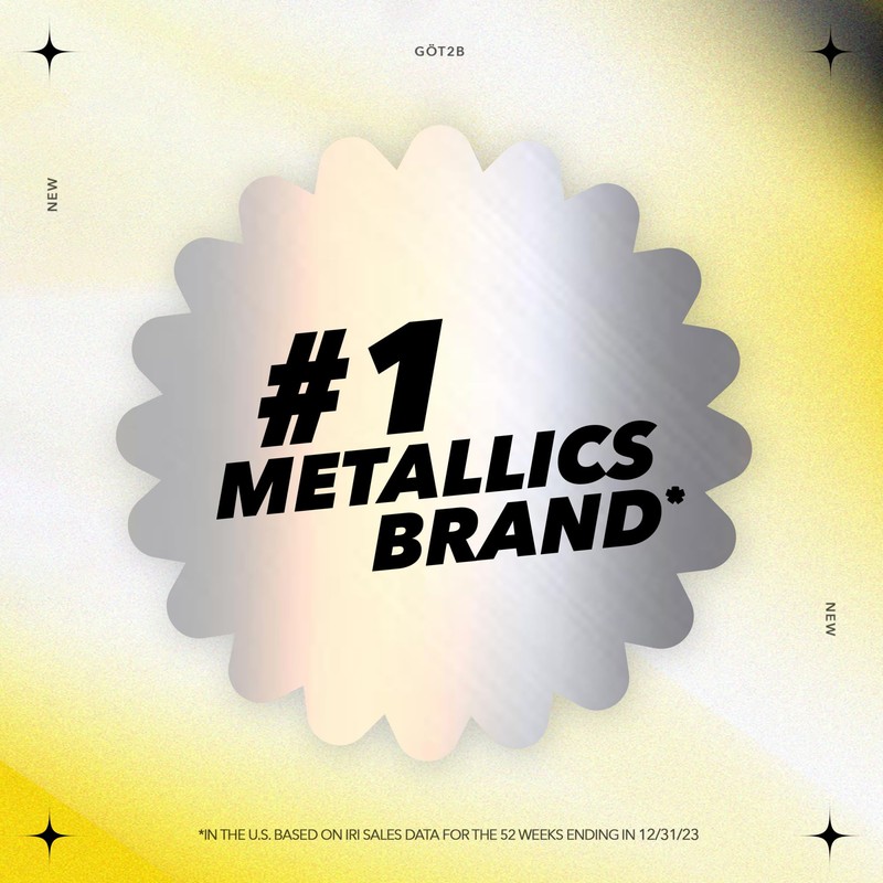 got2b Metallics Permanent Hair Dye, Bronzed Copper, Hair Color for