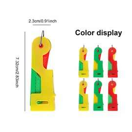 Needle Threader - TRACOMPAN 6 Pack Automatic Sewing Needle Threaders for Self-Threading Eyed Needles | Fast Plastic Threading Tool for Sewing Machines & Hand Stitching (Random Colors)