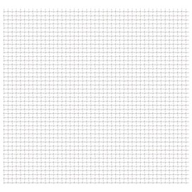 vidaXL Stainless Steel Crimped Garden Wire Fence - Versatile, Durable, Corrosion-Resistant - Ideal for Fencing, Animal Pens, and Aviaries - 39.4"x33.5"