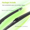 LKK Rear Windshield Wiper Arm Blade Assembly Kit Compatible with