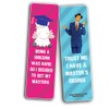 Creanoso Funny Master Degree Graduation Bookmarks (2-Sets X 6 Cards)