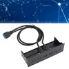 TXD167 5.25 Inch Front Panel USB Hub Dual Port 5Gbps
