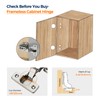 Ravinte 2 Pack 1 Pairs European Kitchen Cabinet Hinges Soft