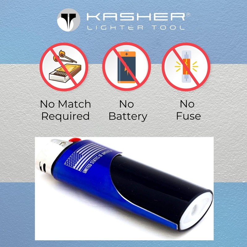 Kasher Classic Multi-Purpose Lighter Tool - Ultimate Tool for Everyday