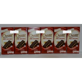Choceur Dark Chocolate with Whole Roasted Hazelnuts 7.05oz 200g (6 Bars)