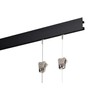 STAS cliprail max + Installation kit (Black, 78 3/4 ")