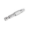 sourcing map T45 Star 5 Point Screwdriver Bit 1/4" Hex