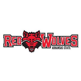 Craftique Arkansas State Indians Decal (RED WOLVES DECAL (4"), 4 in)