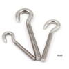 4PCS M12 Hook Bolts 304 Stainless Steel Long Shank Ring