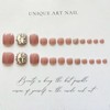 Nail Tips, 24 Pieces, Thumb Nail Seal, Foot False Nails,