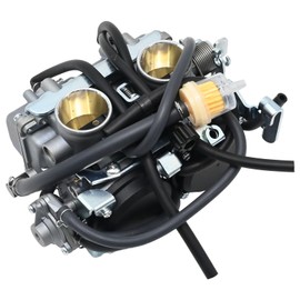 Anxingo 15001-1433 15003-1602 Carburetor Replacement For Kawasaki Ninja 250 250R Ex250 1988-2007 With Fuel Filter Oil Filter
